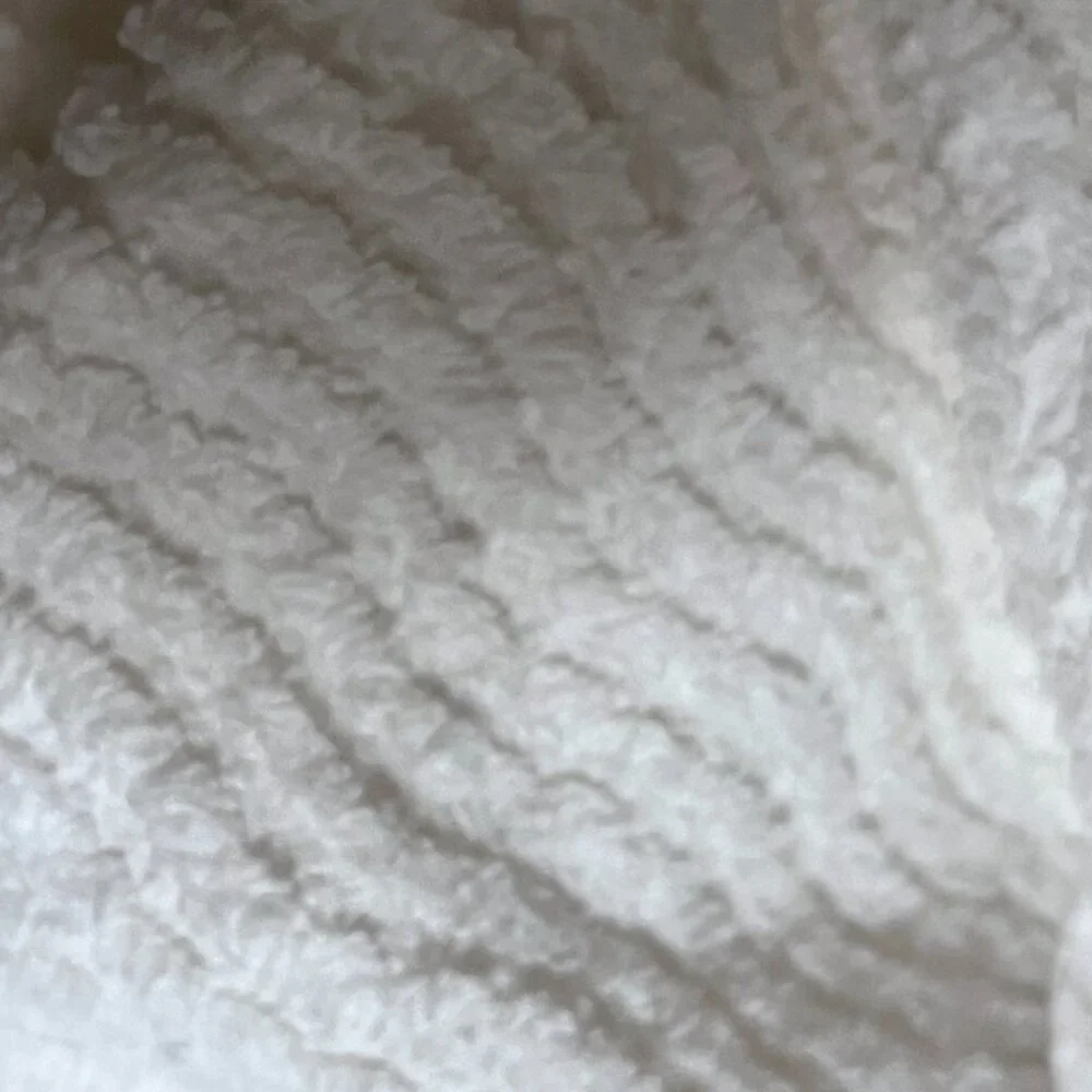Mark Travers Australia white chenille bedspread blanket vintage twin
